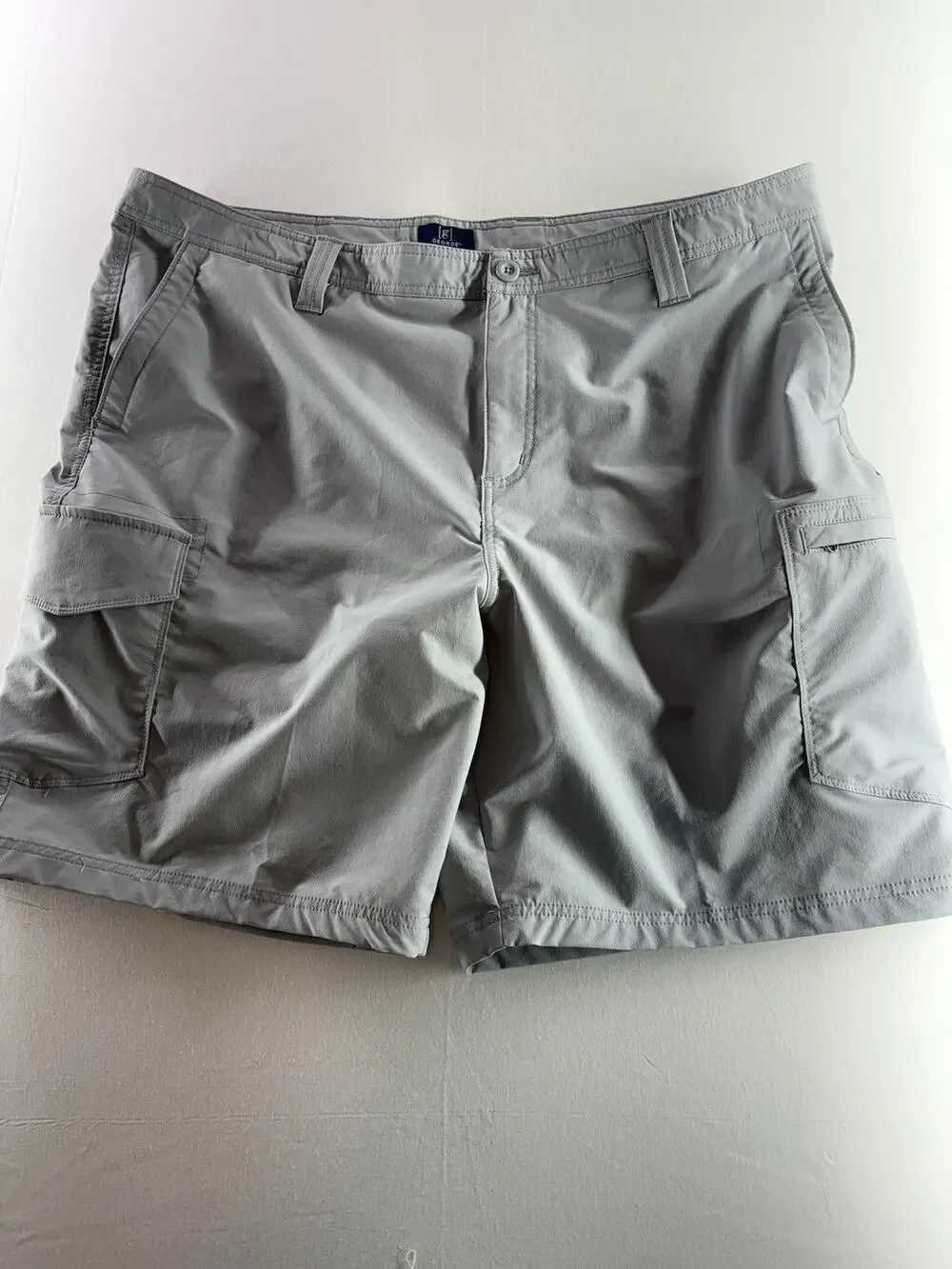 George Size 44 Men’s Cargo Shorts Gray Made In‎ Kenya Ships Fast!!